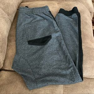 The Rail Men’s Gray/Black Sweatpants L
